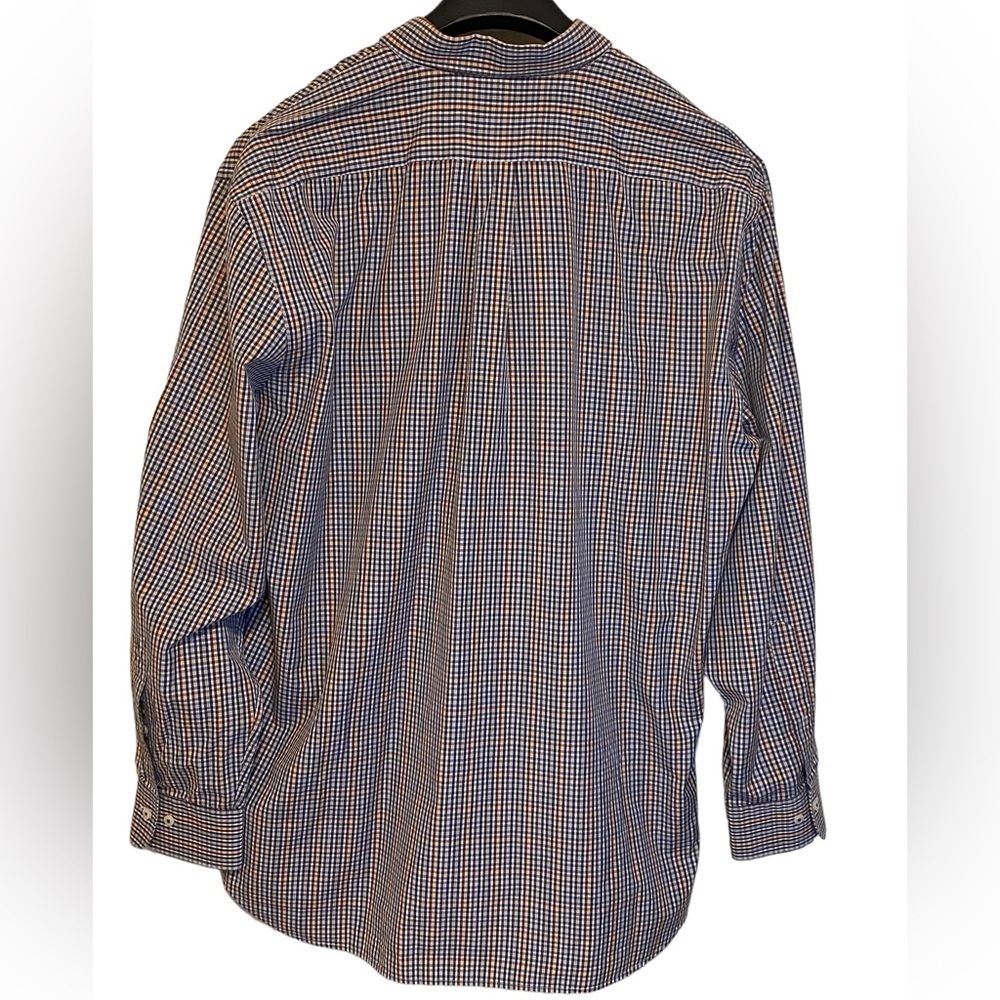 Peter Millar Plaid Button down long sleeve Dress Shirt Mens size XL - Picture 2 of 8
